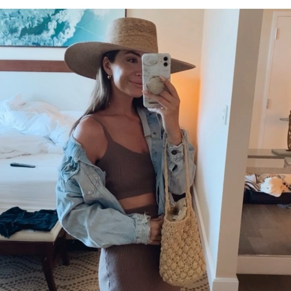 Michael Costello x Revolve brown Knit Set